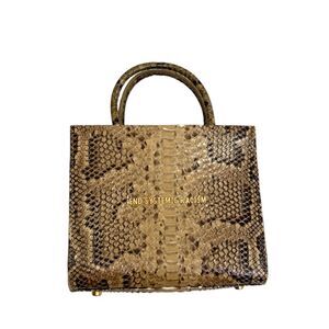 *RARE/NEW* Brandon Blackwood ESR Tote Brown Python